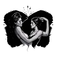 simple elegant female domestic abuse survivor power strength tattoo design idea