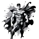 Superman tattoo design idea