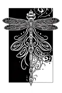 Celtic Dragonfly tattoo design idea