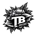 TB INDUSTRIES writing tattoo design idea