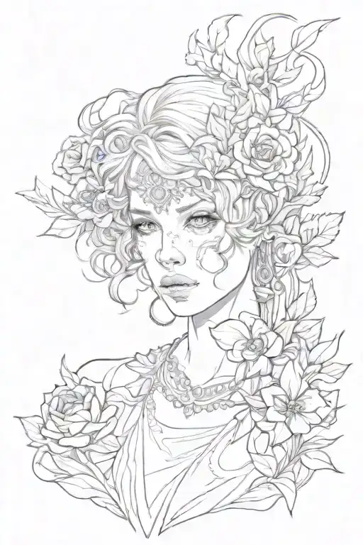 Azyrah Aurelia Viannie tattoo design idea