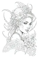 Azyrah Aurelia Viannie tattoo design idea
