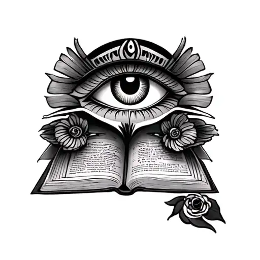 Isis, Eye of Horus, Books, mother tattoo design idea