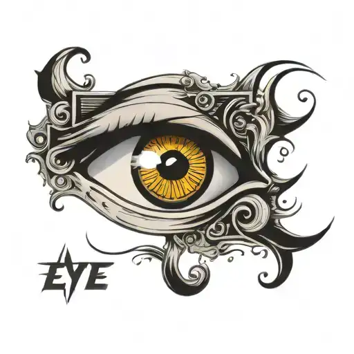 eye card 777 hours typical tattoo design idea