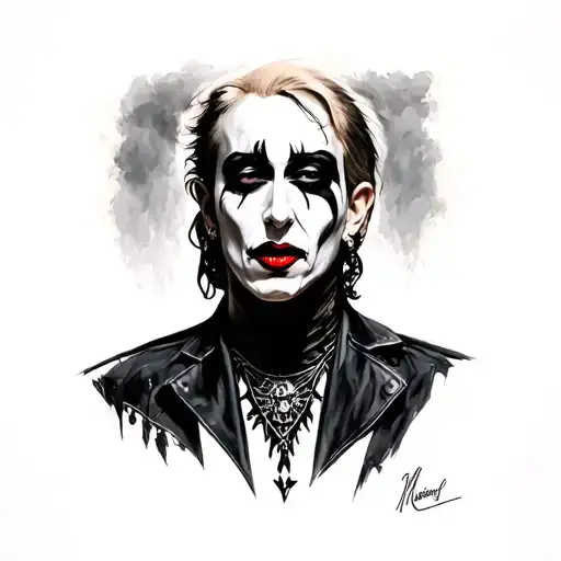 Marilyn Manson tattoo design idea