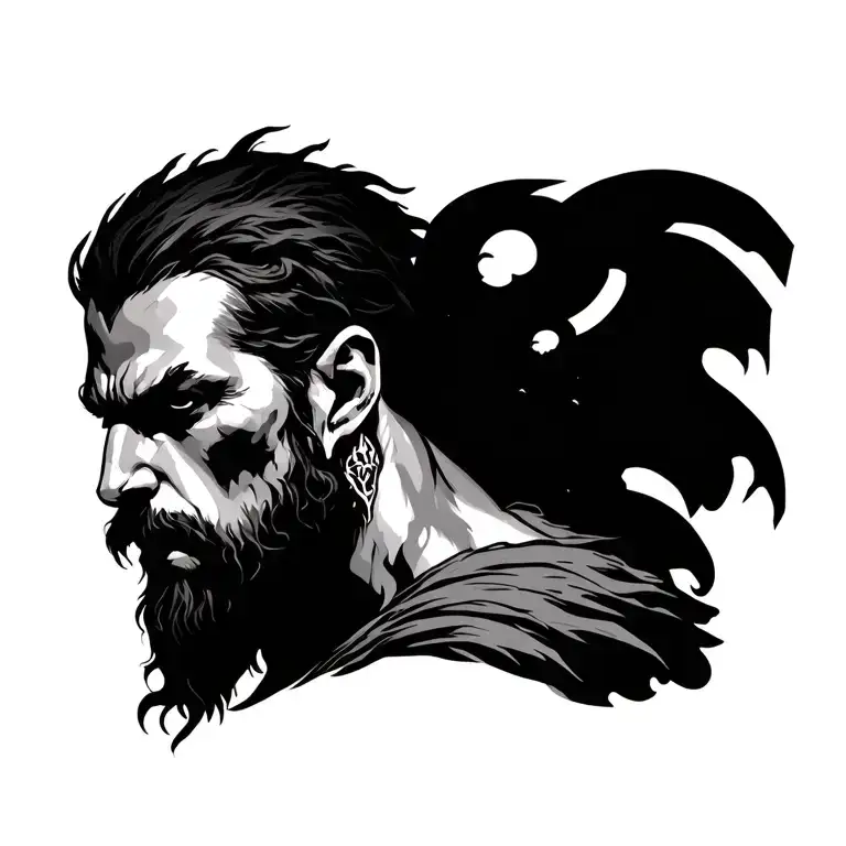 Ares god of war tattoo design idea