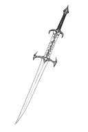 witcher swords tattoo design idea