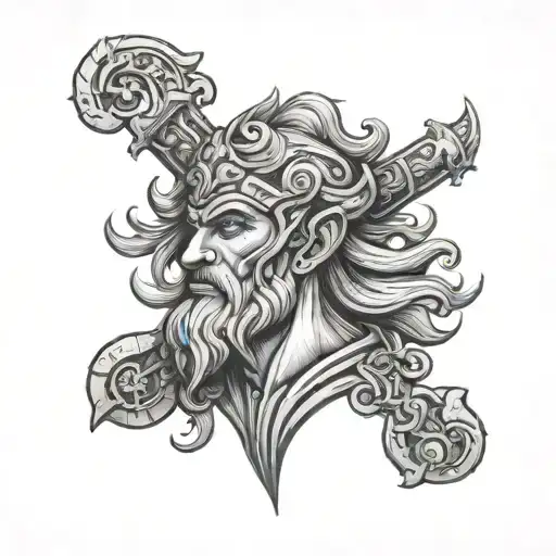 Hephaestus tattoo design idea
