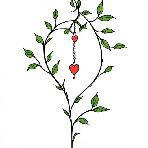 Babylon lovers hangin', lifetimes on a vine tattoo design idea