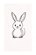 Bunny tattoo design idea