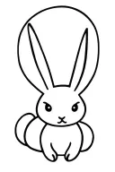 Bunny tattoo design idea