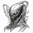 xenomorph Alien tattoo design idea