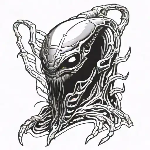 xenomorph Alien tattoo design idea
