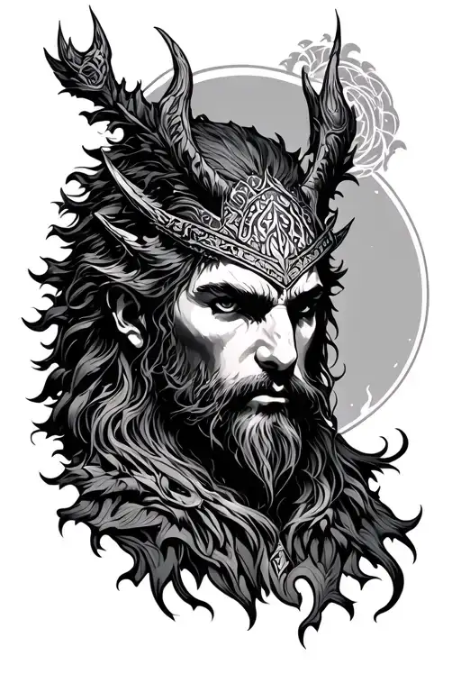 Nornen, northern Mythology, fate tattoo design idea