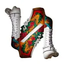 white Adidas stan smith shoes  tattoo design idea