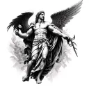 St Michael tattoo design idea