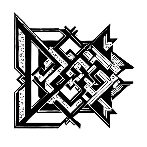 Letter LMM tramp stamp tattoo design idea