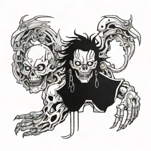 ahegao tattoo design idea