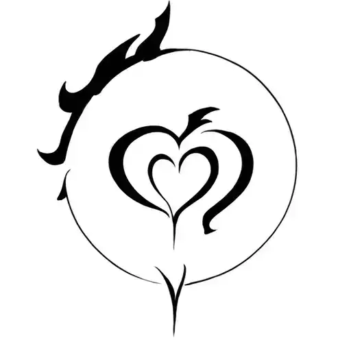 Gaara love symbol tattoo design idea