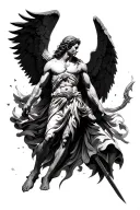 Raphael Archangel tattoo design idea