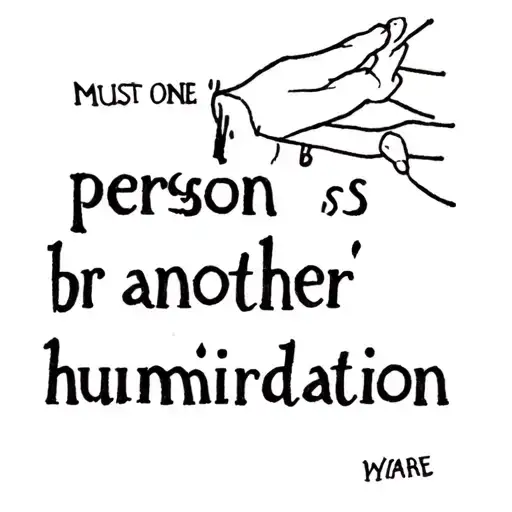 must one person's triumph be another's humiliation  tattoo design idea