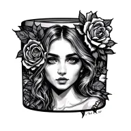 date tattoo design idea