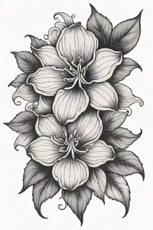 violet flower tattoo design tattoo design idea