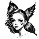 Femboy tattoo design idea