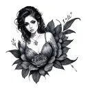 Femboy tattoo design idea