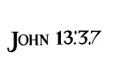"John 13:7" tattoo design idea