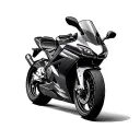sport bike turbo zx1400 tattoo design idea