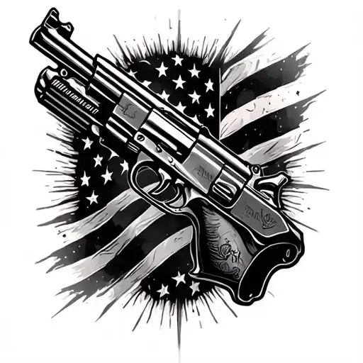 2nd Amendment tattoo design idea