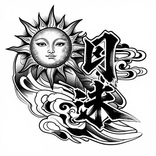 106+ Chinese Sun Tattoo Ideas in 2026 - BlackInk AI