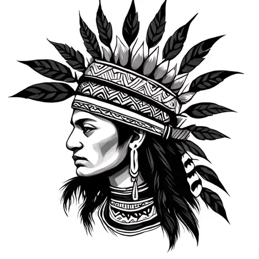 Mapuche tattoo design idea