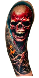 apocalypse tattoo design idea