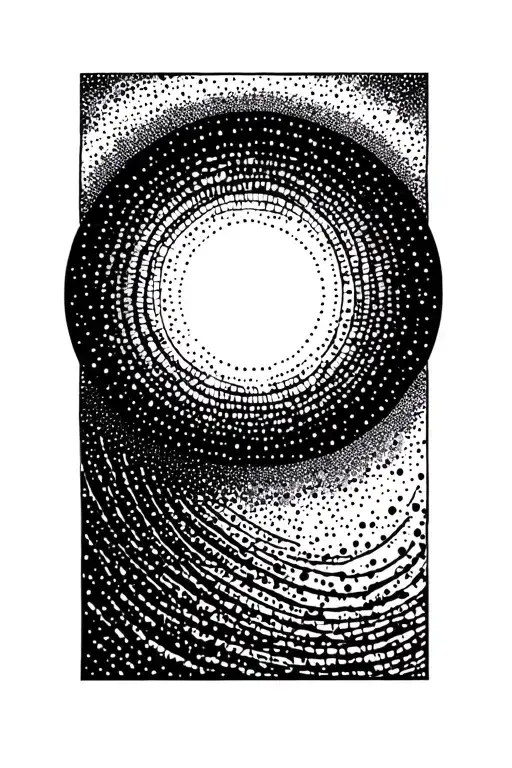 imperfect circle symbolizing tattoo design idea