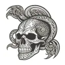 mamba mentality logo and 4am  tattoo design idea