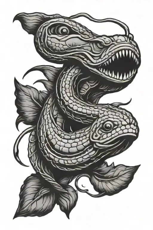 Rammstein Eel Tattoo Logo tattoo design idea