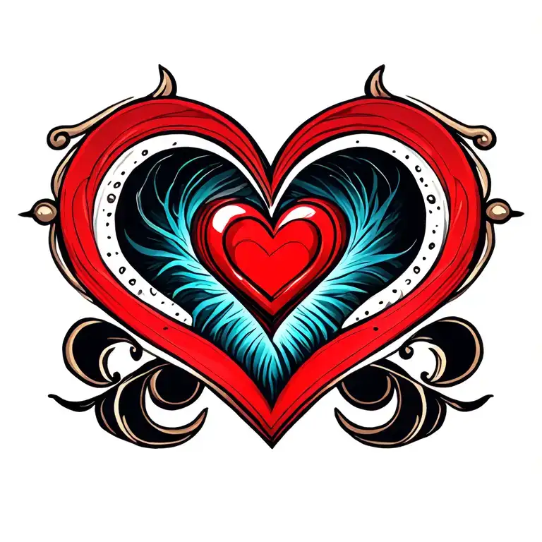 My Love symbol tattoo design idea