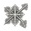Orthodox Cross tattoo design idea
