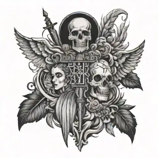Salvation tattoo design idea