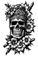 chicano full arm tatoo design that expresses full drugs  tattoo design idea