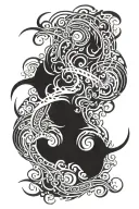 heavens gates and hells flames   tattoo design idea