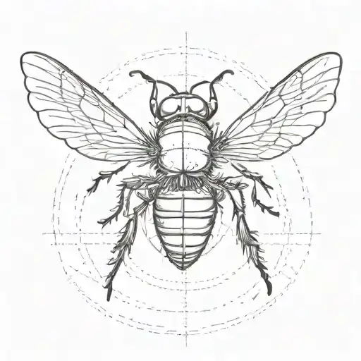 minimal face tattoo of fly, done in prison, stick and poke, made to be under the eye tattoo design idea