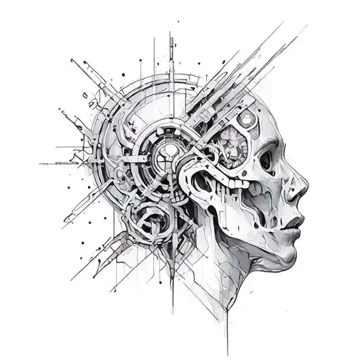 cybersigilism tattoo design idea