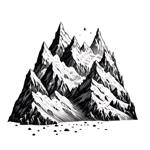 faith the size of a mustard seed can move mountains tattoo design idea