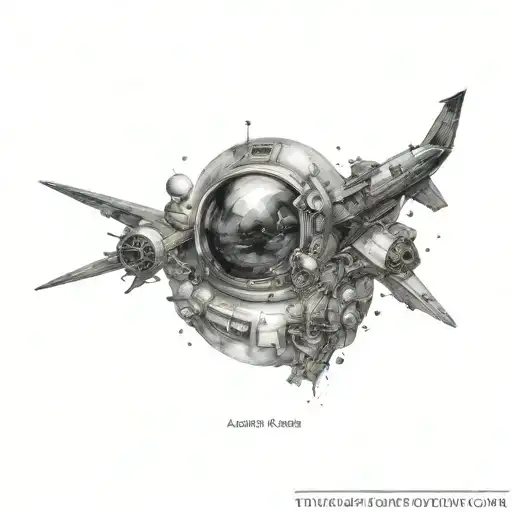 Filler Space tattoo design idea