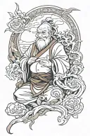 uncle iroh tattoo design idea