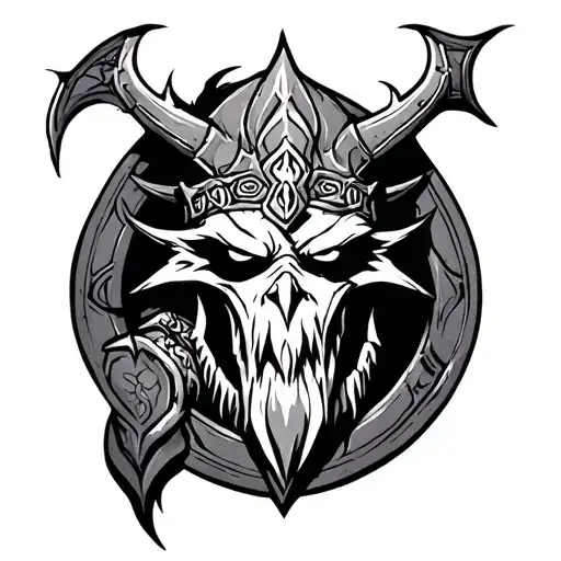 Warcraft tattoo design idea