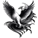 Rainbow Bridge tattoo design idea